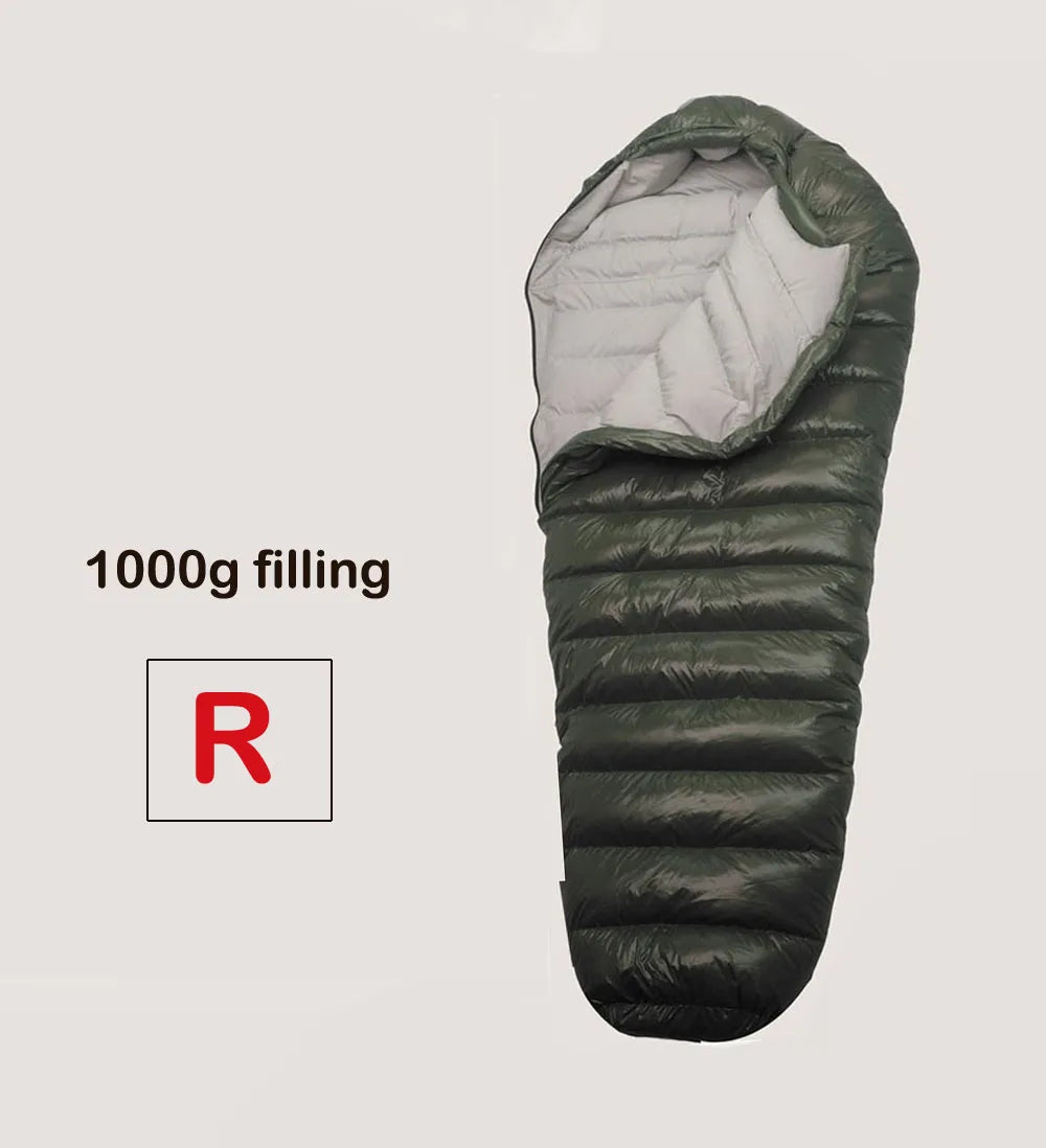 Kamperbox Down Winter Sleeping Bag For Cold Weather Camping Double