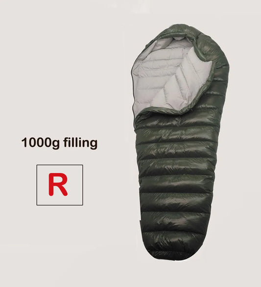 Kamperbox Down Winter Sleeping Bag For Cold Weather Camping Double