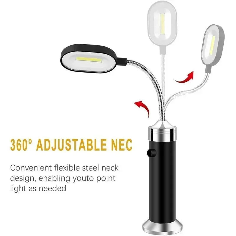 LED BBQ Grill Light With Magnetic Base 360 Degree Adjustable Outdoor Camping