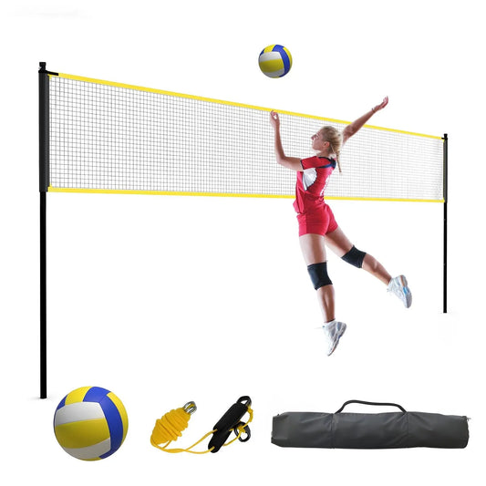 Take your outdoor volleyball game to the next level with this 32 Ft Freestanding Net Set, designed for fast setup, durable play, and versatile outdoor fun.