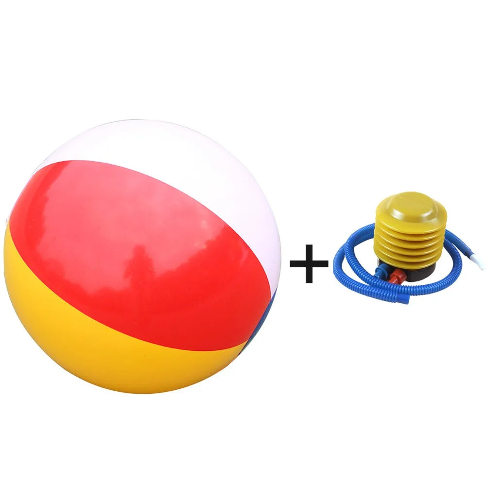 Large PVC Beach Ball 130cm and 150cm for Pool Volleyball Water Games