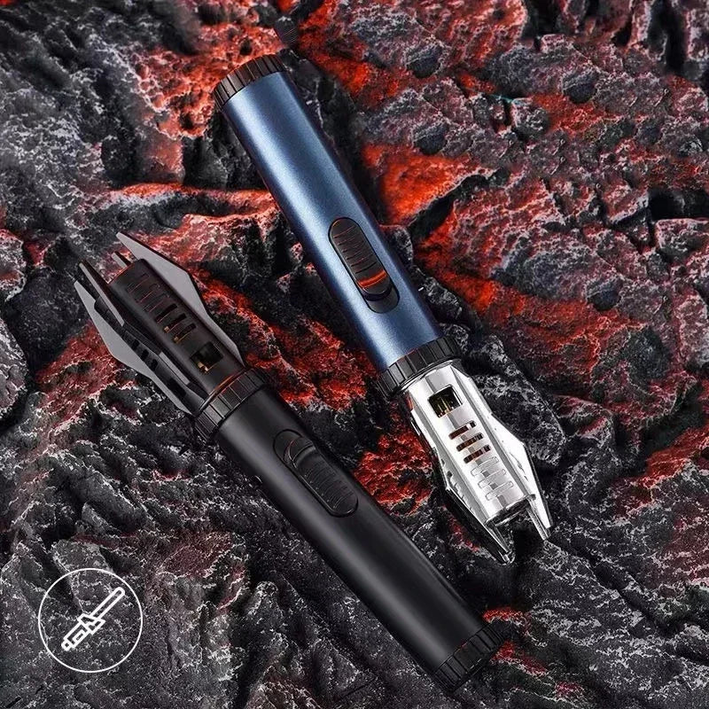Unleash the power of fire in your hands with the KYJG Lightsaber Torch Lighter, a futuristic tool that pairs bold style with high heat performance.