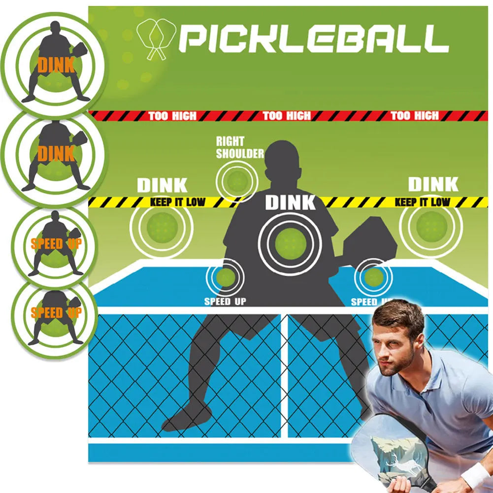Boost your pickleball skills with a compact rebounder that turns any wall into a focused solo-training partner.