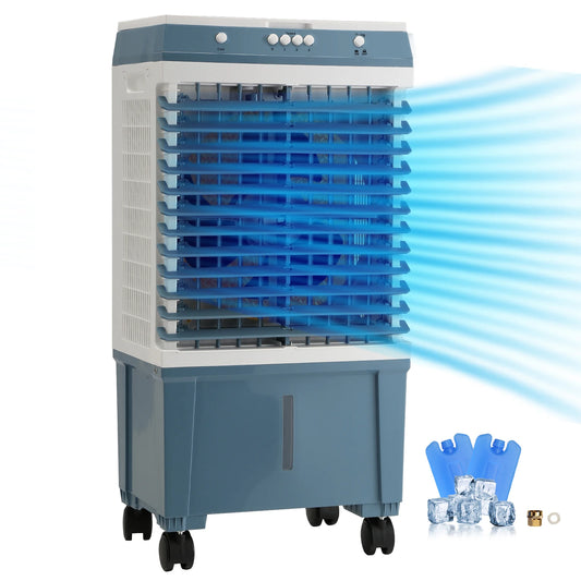 Experience refreshing comfort anywhere with the VEVOR evaporative air cooler, a portable swamp cooler designed for your indoor and outdoor use.