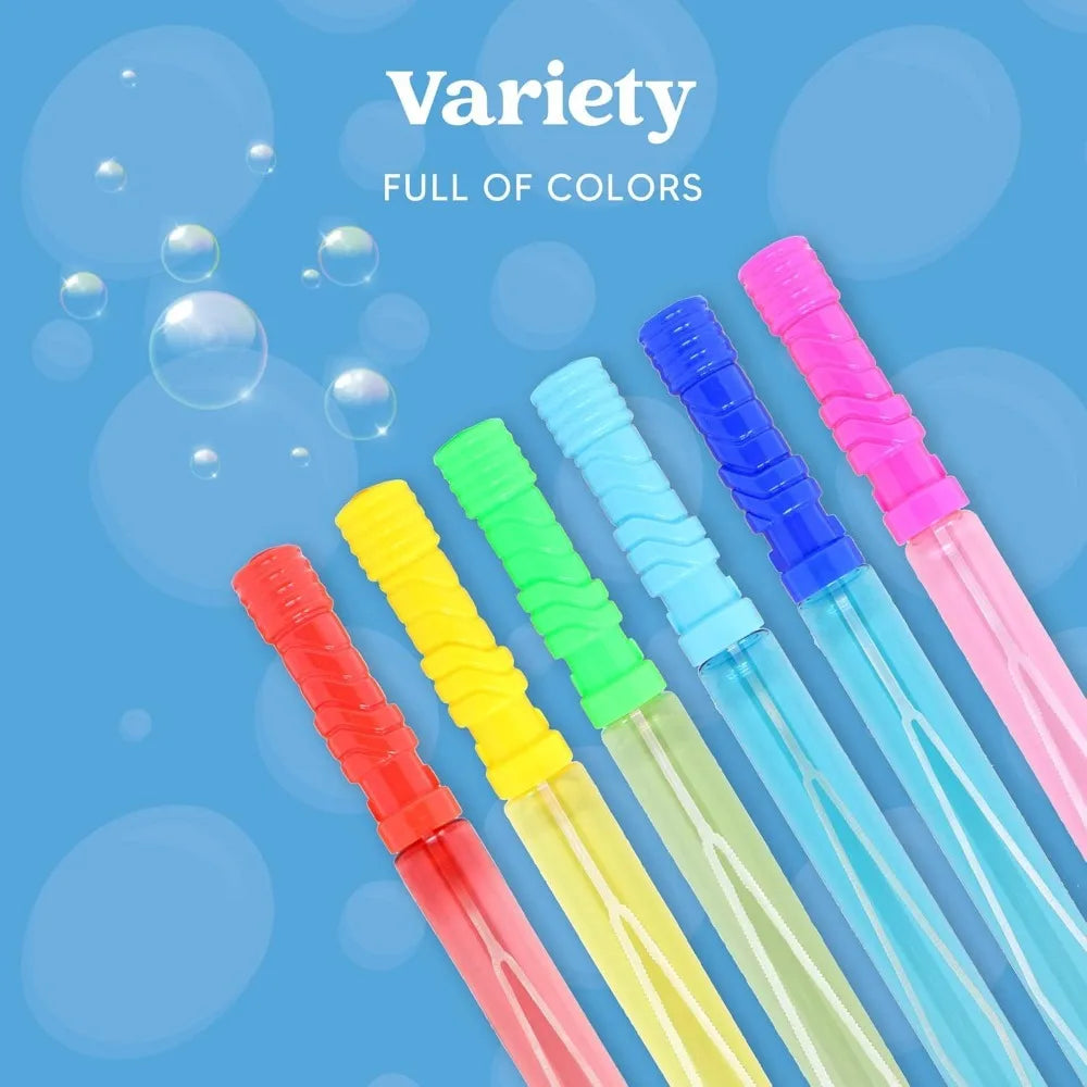 You can create bigger bubbles and lasting memories with the Joyfy 24 pack of large bubble wands for outdoor play.