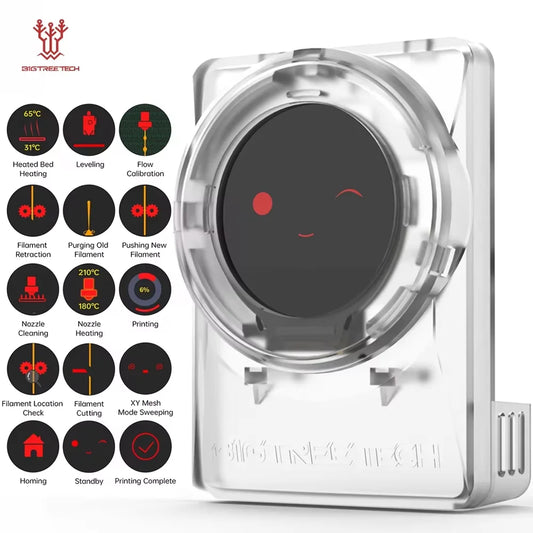 BIGTREETECH Panda Knomi Display Screen With OTA Firmware Real Time Updates For Bambu Lab P1 A1 X1 A1 Mini