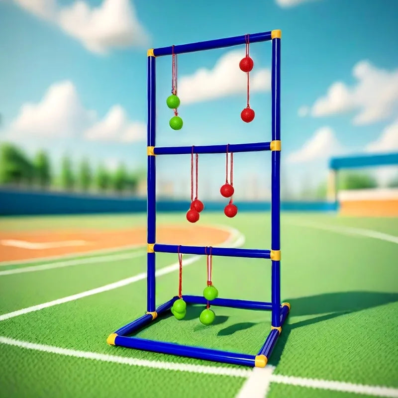 Ladder Toss Outdoor Game Set With Balls For Backyard Play