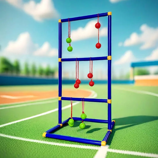 Ladder Toss Outdoor Game Set With Balls For Backyard Play