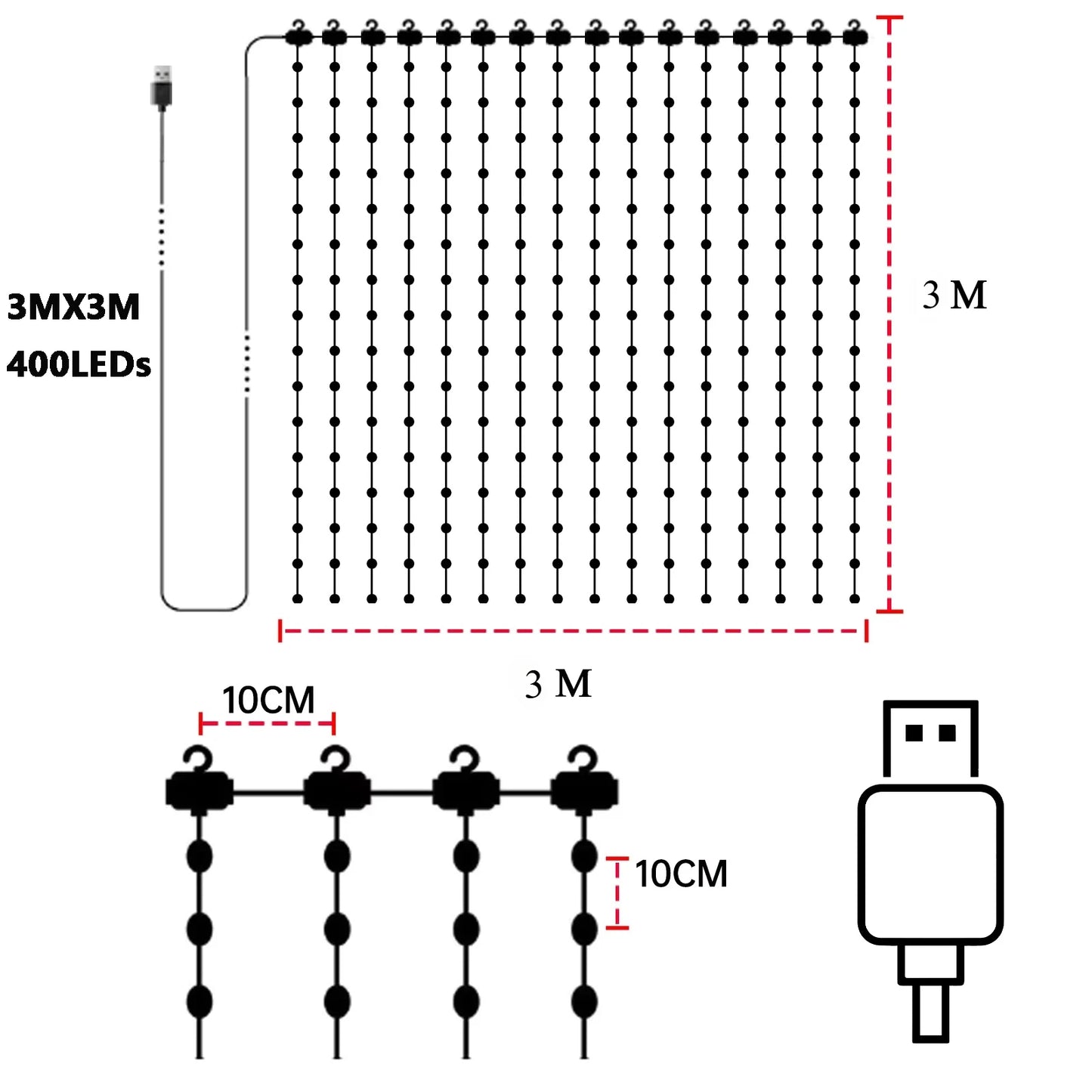 Turn any space into a dazzling, programmable atmosphere with the MIMIRGB Smart RGBIC Curtain Lights.