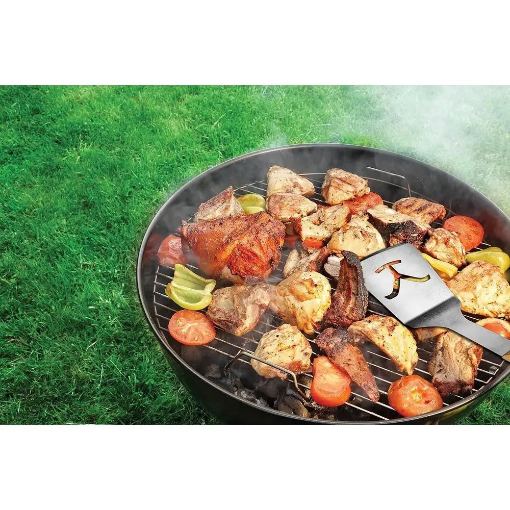 XMSJ 2 Piece BBQ Grill Set With Spatula And Tongs For Grilling