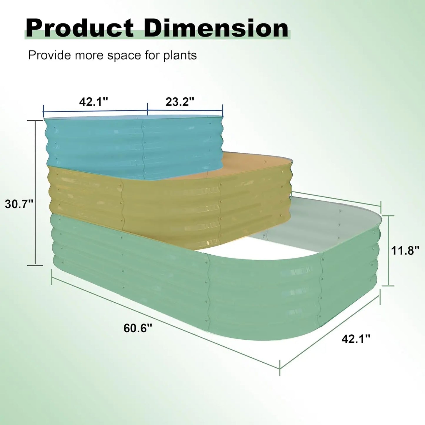 Grow a thriving backyard garden with this rugged raised bed built for durability, efficiency, and effortless maintenance outdoors.