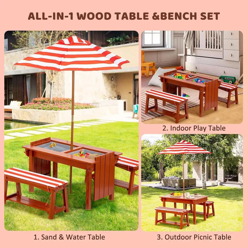 Create lasting outdoor memories for you and your family with a versatile picnic table that blends style, practicality, and family fun for gatherings.