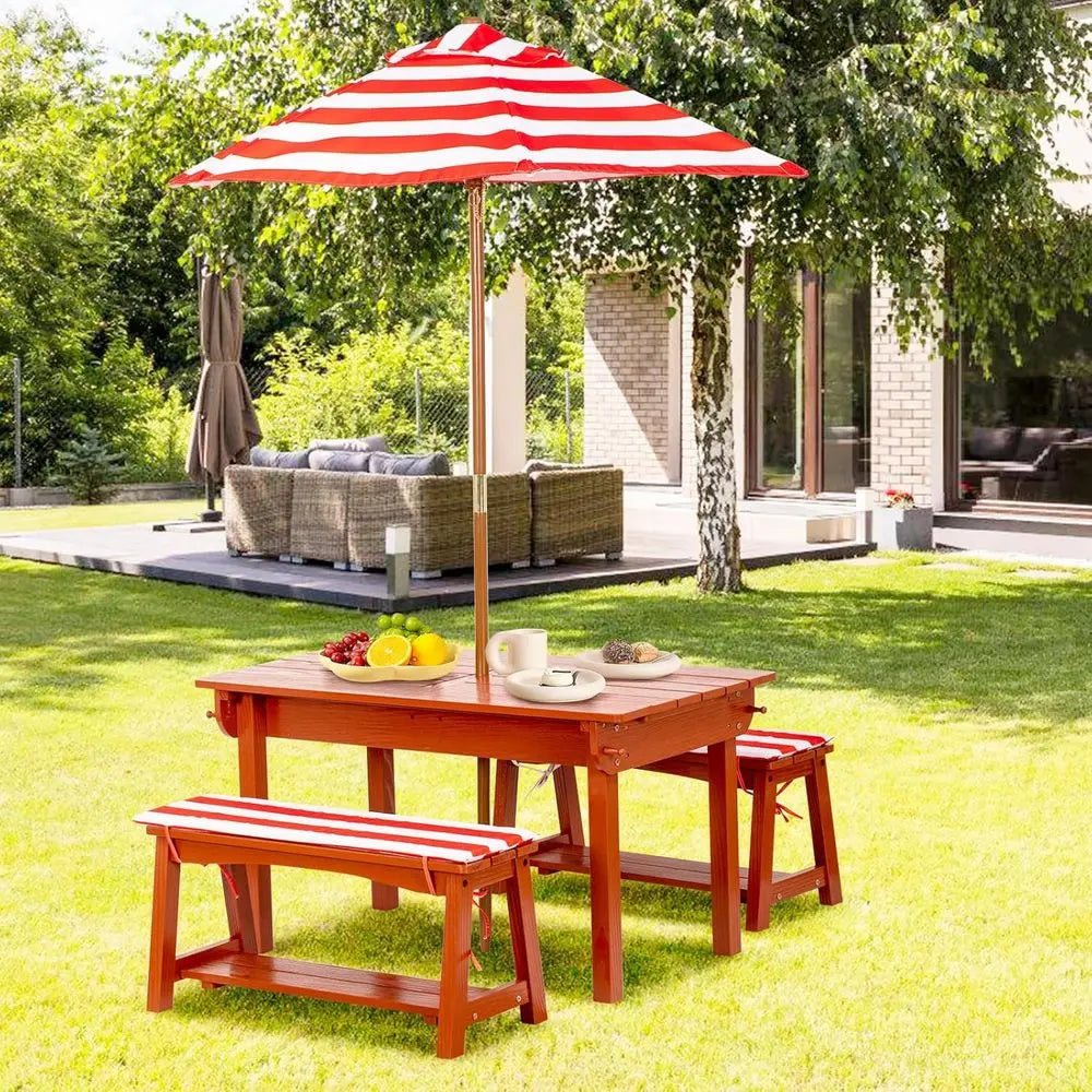 Create lasting outdoor memories for you and your family with a versatile picnic table that blends style, practicality, and family fun for gatherings.