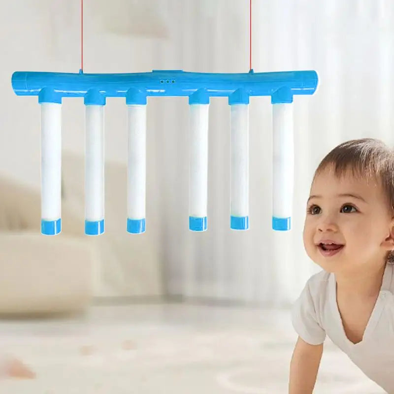 You’ll electrify game night with the Reflex Challenge Glow In The Dark Falling Sticks Catch Game.