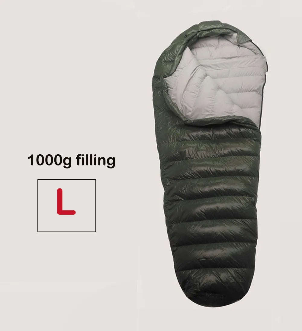 Kamperbox Down Winter Sleeping Bag For Cold Weather Camping Double