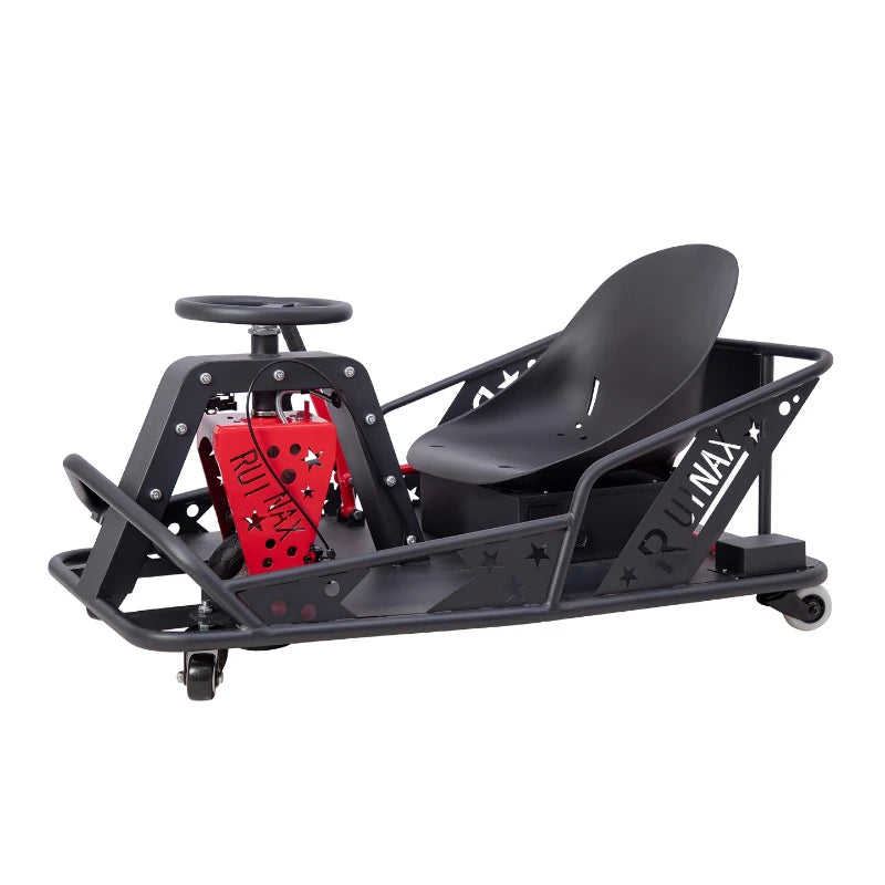 Unleash your inner racer with this adult electric drift kart built for fearless off road fun and thrilling backyard battles.