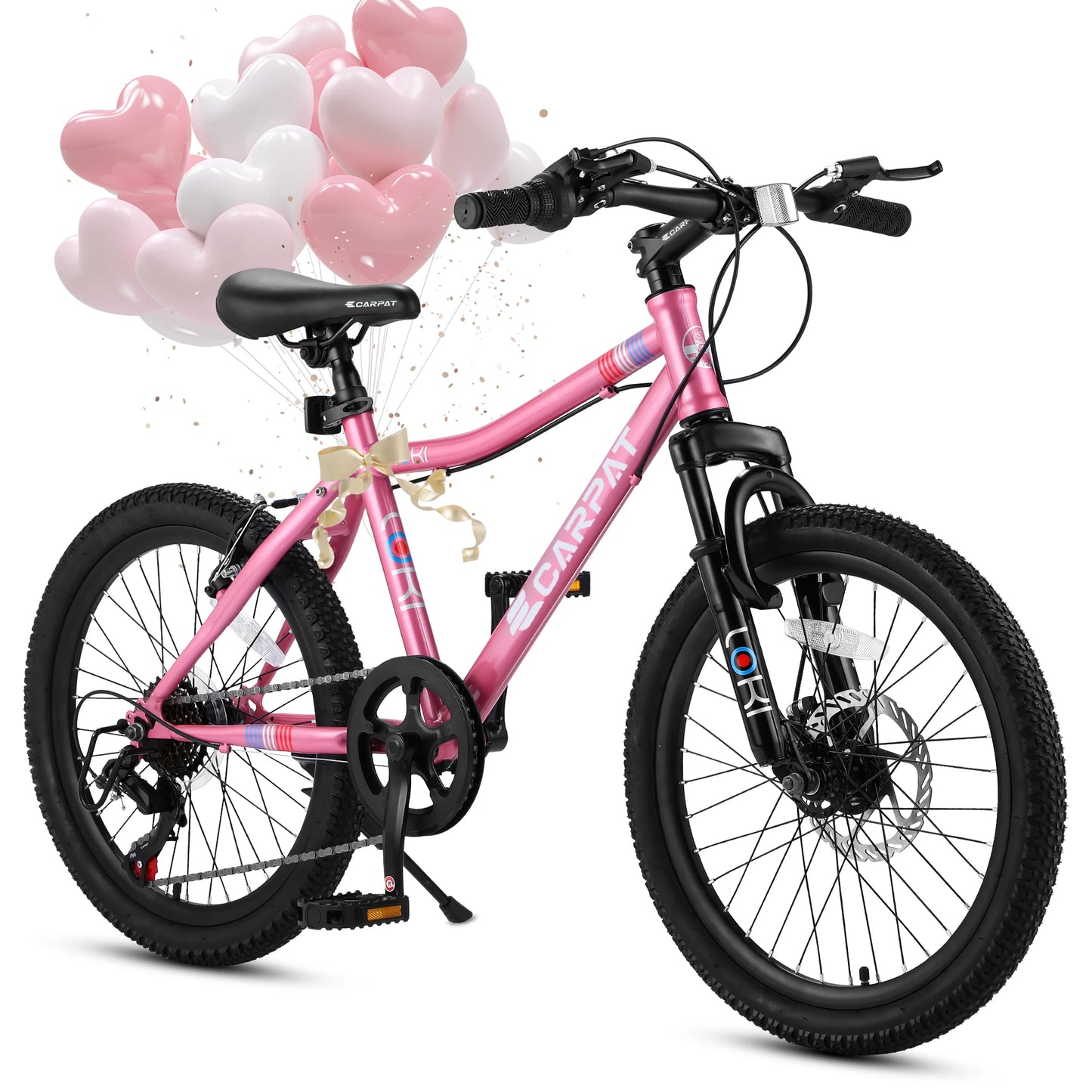 Equip your child for exciting outdoor adventures with the Ecarpat 20 Inch Kids Mountain Bike, built for safety, control, and growing confidence.