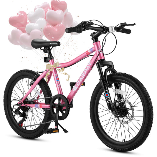 Equip your child for exciting outdoor adventures with the Ecarpat 20 Inch Kids Mountain Bike, built for safety, control, and growing confidence.