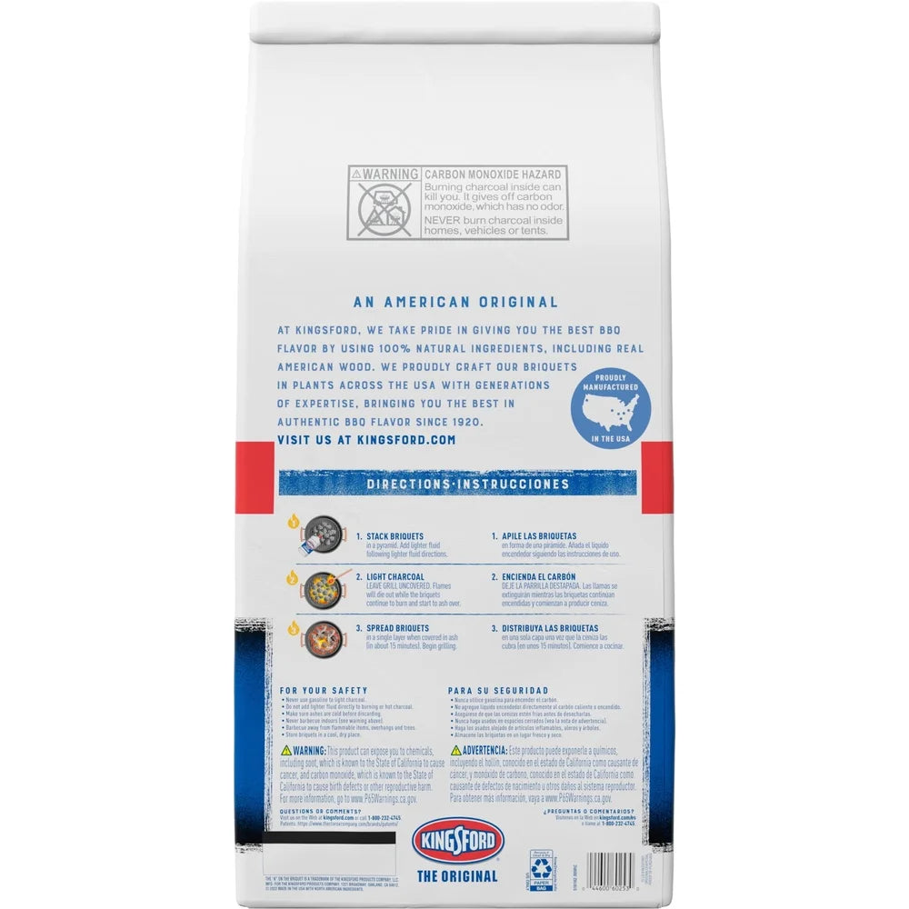 Fire up your next BBQ with Original Charcoal Briquettes that light fast, burn clean, and deliver consistent heat for perfect grilling every time.