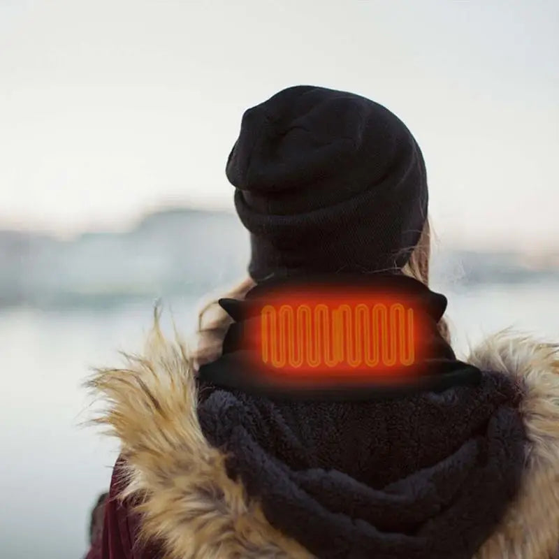 USB Electric Heated Scarf Neck Warmer For Winter Outdoor Sports