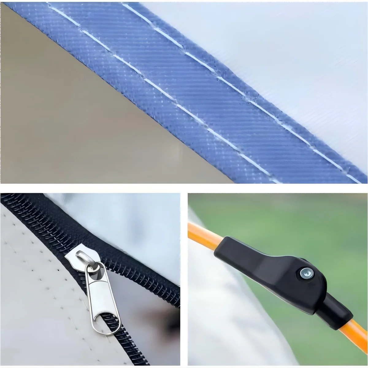Pakicetus 4 Person Outdoor Sunshade Camping Tent Waterproof Quick Setup