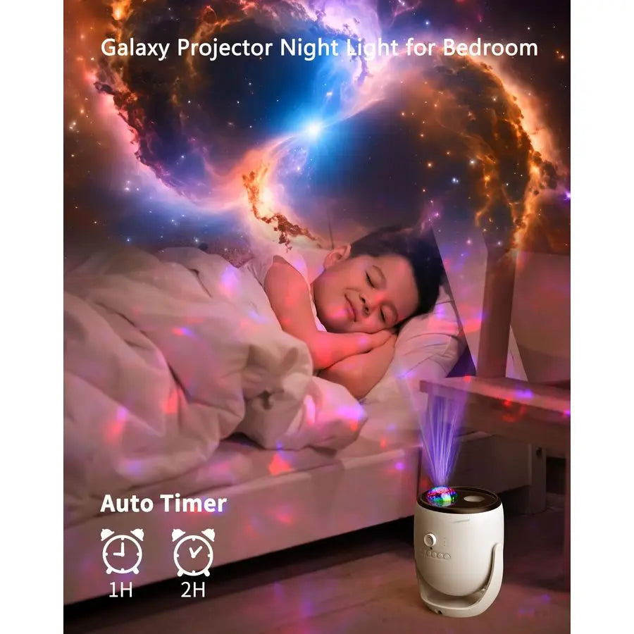 Turn your room into a celestial escape with the XMSJ Galaxy Projector.