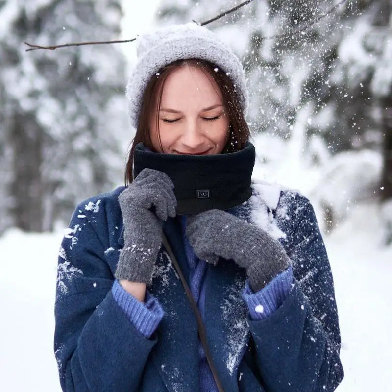 USB Electric Heated Scarf Neck Warmer For Winter Outdoor Sports