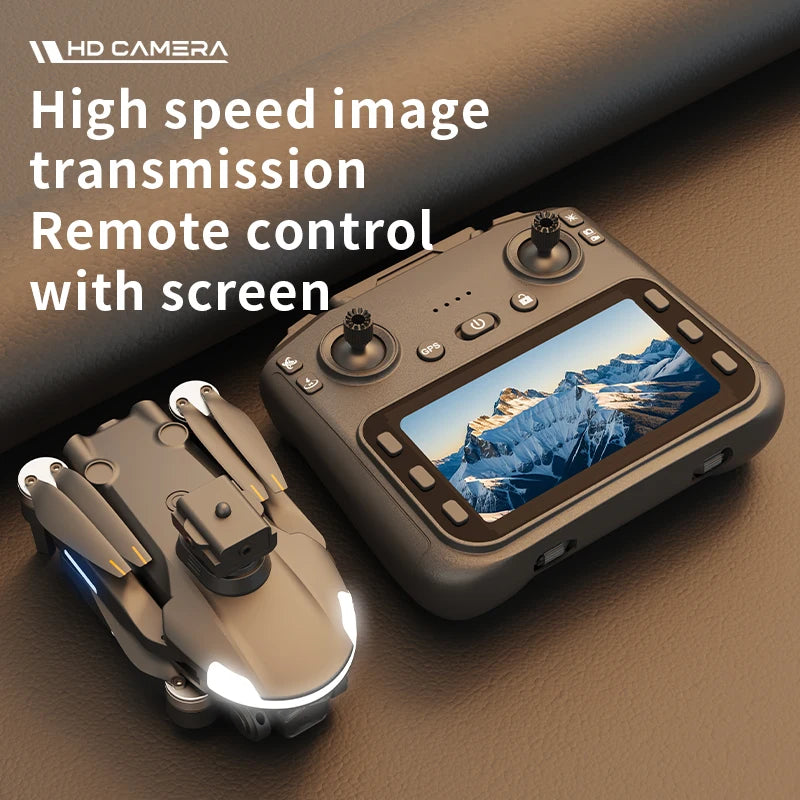 JIKEFUN GPS RC Drone 8K HD Dual Camera UAV WiFi FPV Brushless Quad
