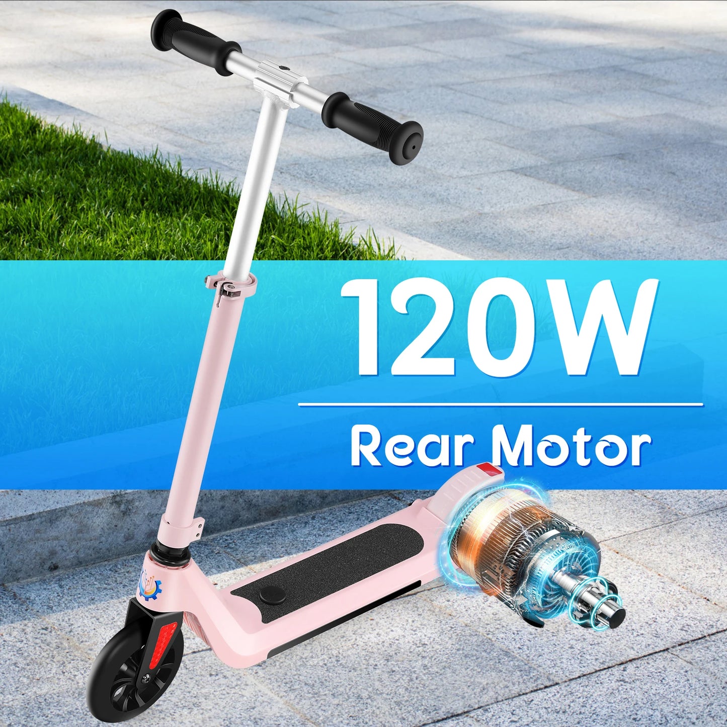 Your child will conquer playground routes and neighborhood sidewalks with confidence, color, and safety, as CAROMA gives you a dependable kid-friendly scooter built to grow with them.