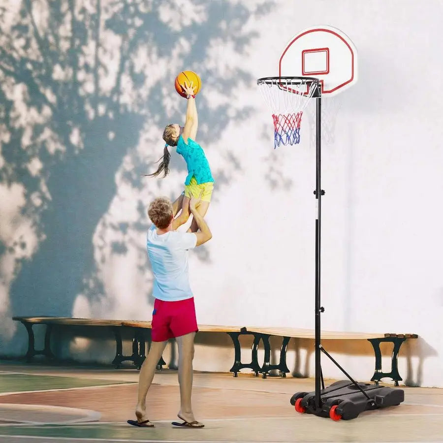 Portable Adjustable Basketball Hoop For Kids Outdoor Indoor Youth Stand 6 Feet