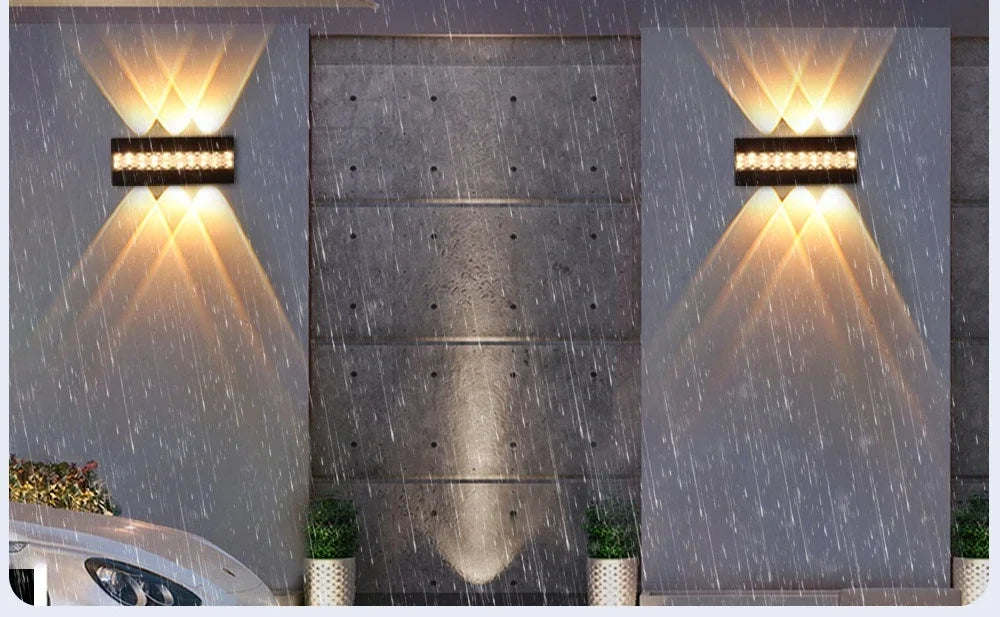 LTOON Outdoor Waterproof Wall Light RGB Garden AC85 265V 10W