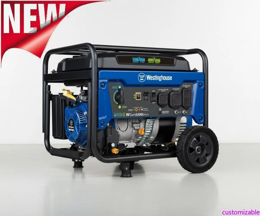 Power your home and outdoor adventures with this versatile 6500W dual fuel generator, featuring a CO sensor for safer operation.