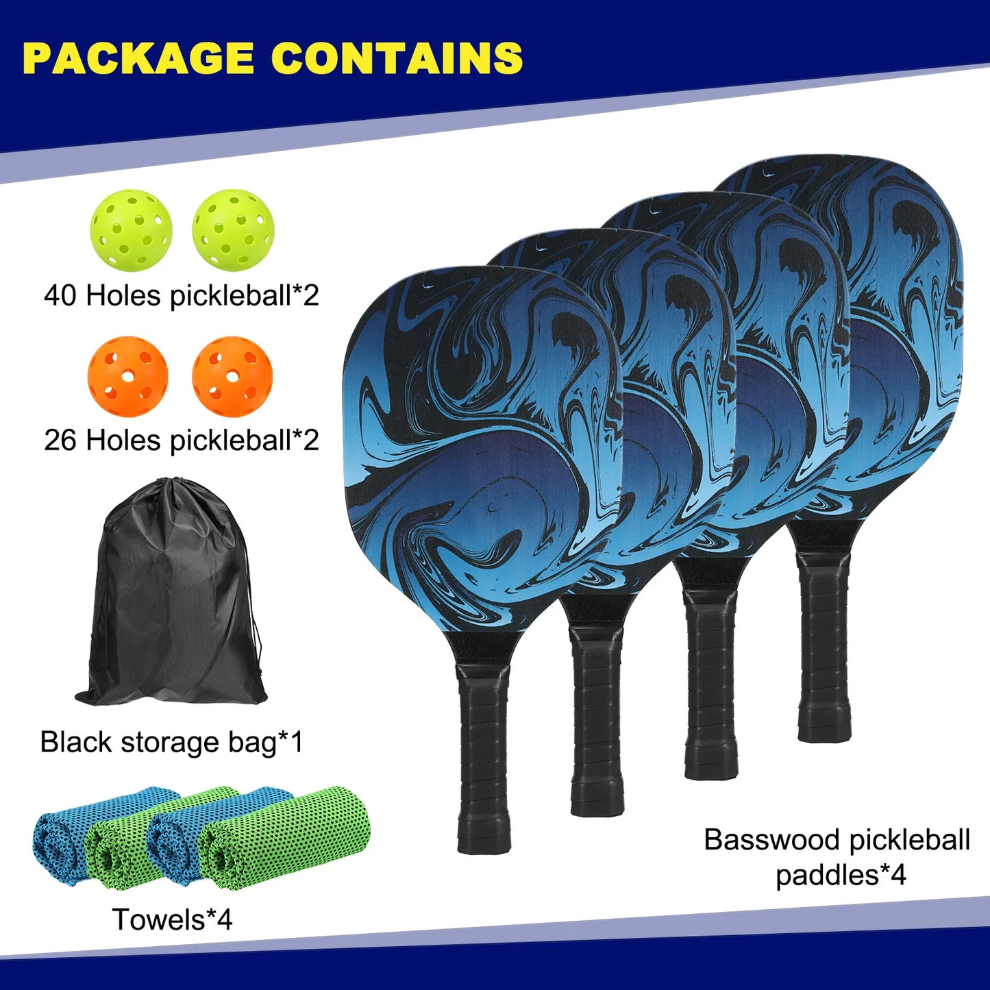 Upgrade your game with a complete basswood pickleball paddles set designed for durability, control, and everyday play.