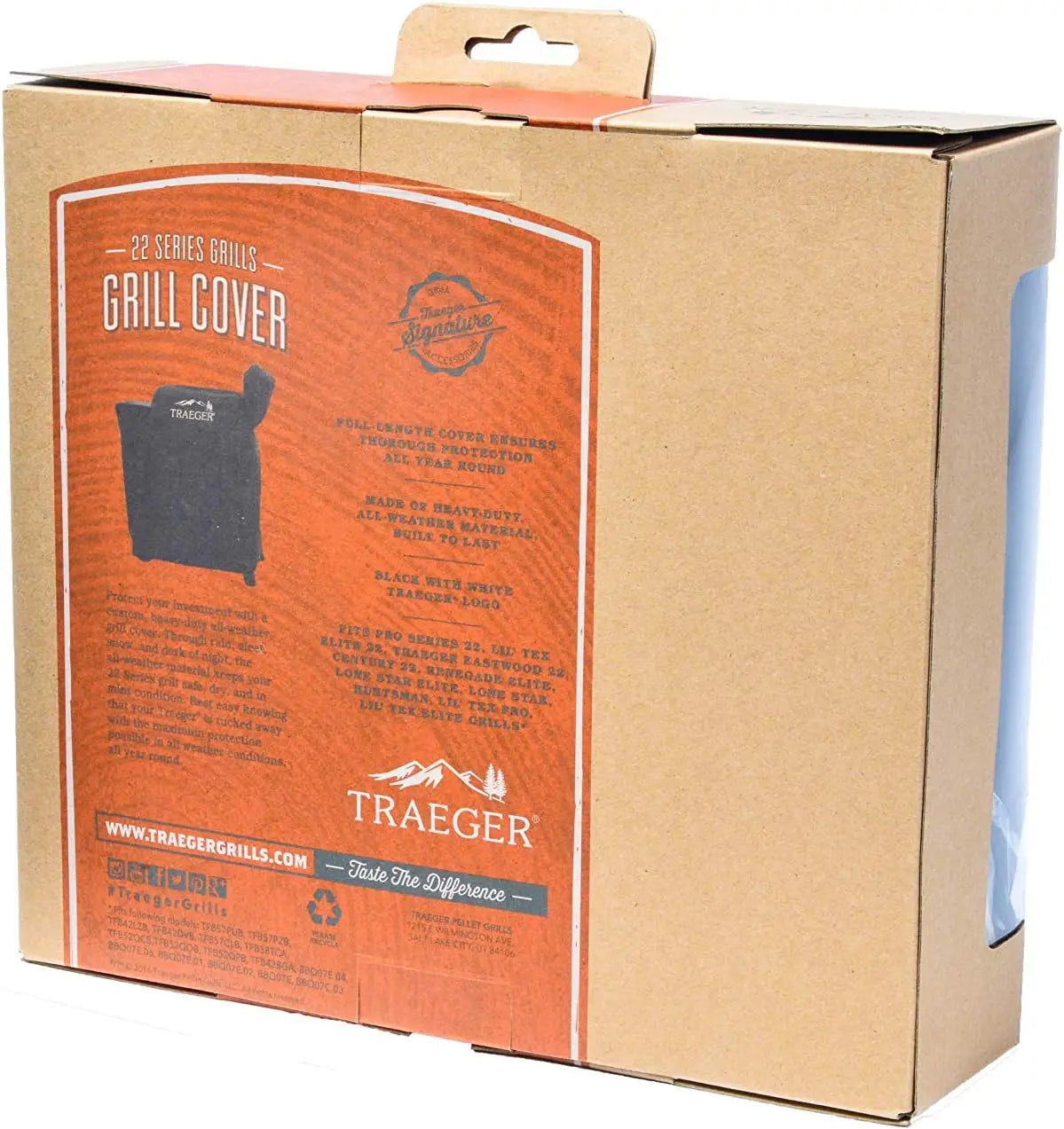 Shield your Pro Series grill with confidence using this rugged all weather cover designed to withstand sun, rain, snow, and wind.