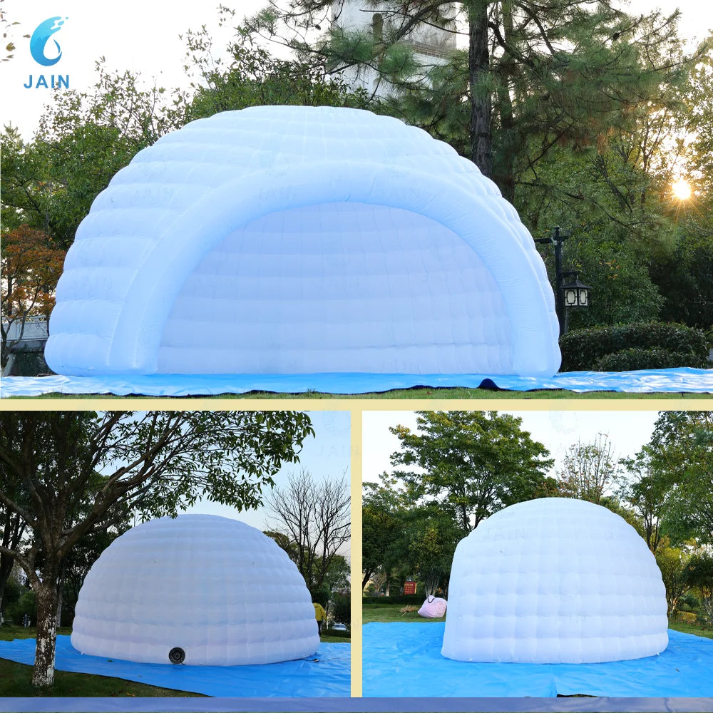 You can create unforgettable events with the JAIN Oxford inflatable igloo dome tent, a weather-ready centerpiece for your parties, festivals, exhibitions, and backyard celebrations.