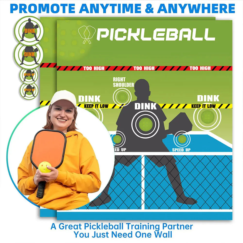 Boost your pickleball skills with a compact rebounder that turns any wall into a focused solo-training partner.
