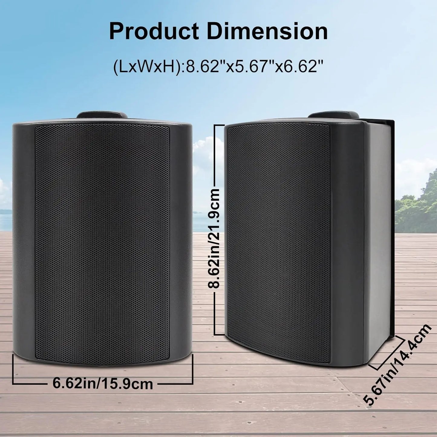 Upgrade your outdoor audio with Herdio passive speakers built to endure all weather and deliver dependable, room-filling sound for patios, decks, and backyards for year-round enjoyment.
