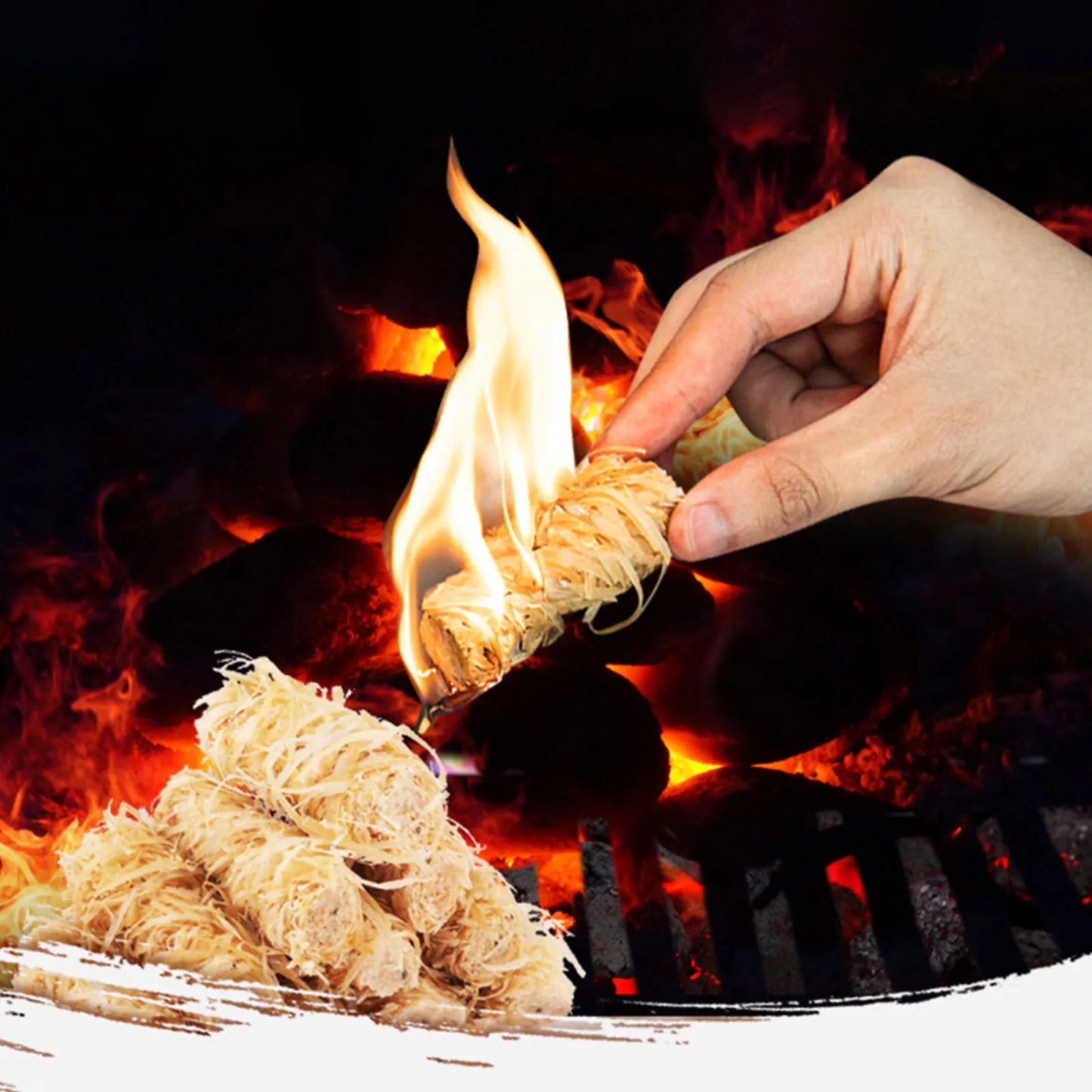 Odorless Charcoal Fire Starters For Campfires And Grills