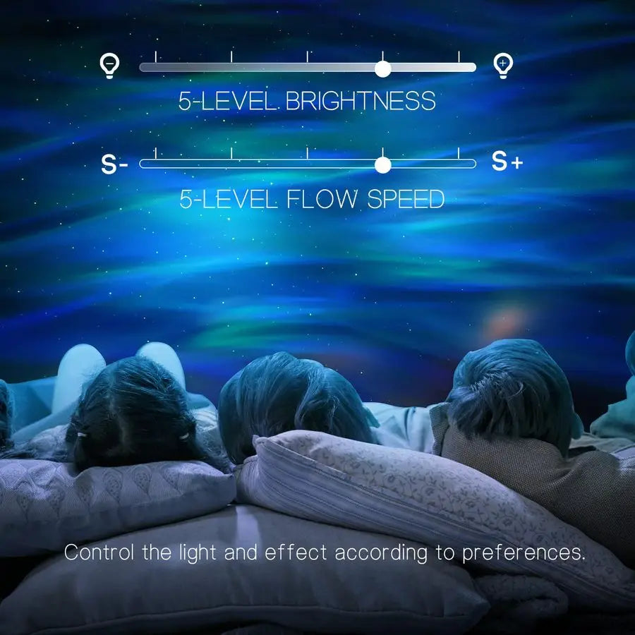 XMSJ Galaxy Aurora Projector 33 Light Effects LED Star Night Lamp Remote