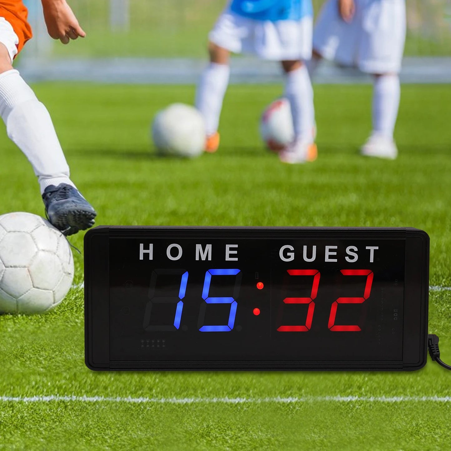 4-Digit LED Scoreboard Remote For Badminton Volleyball Ping Pong Table Tennis