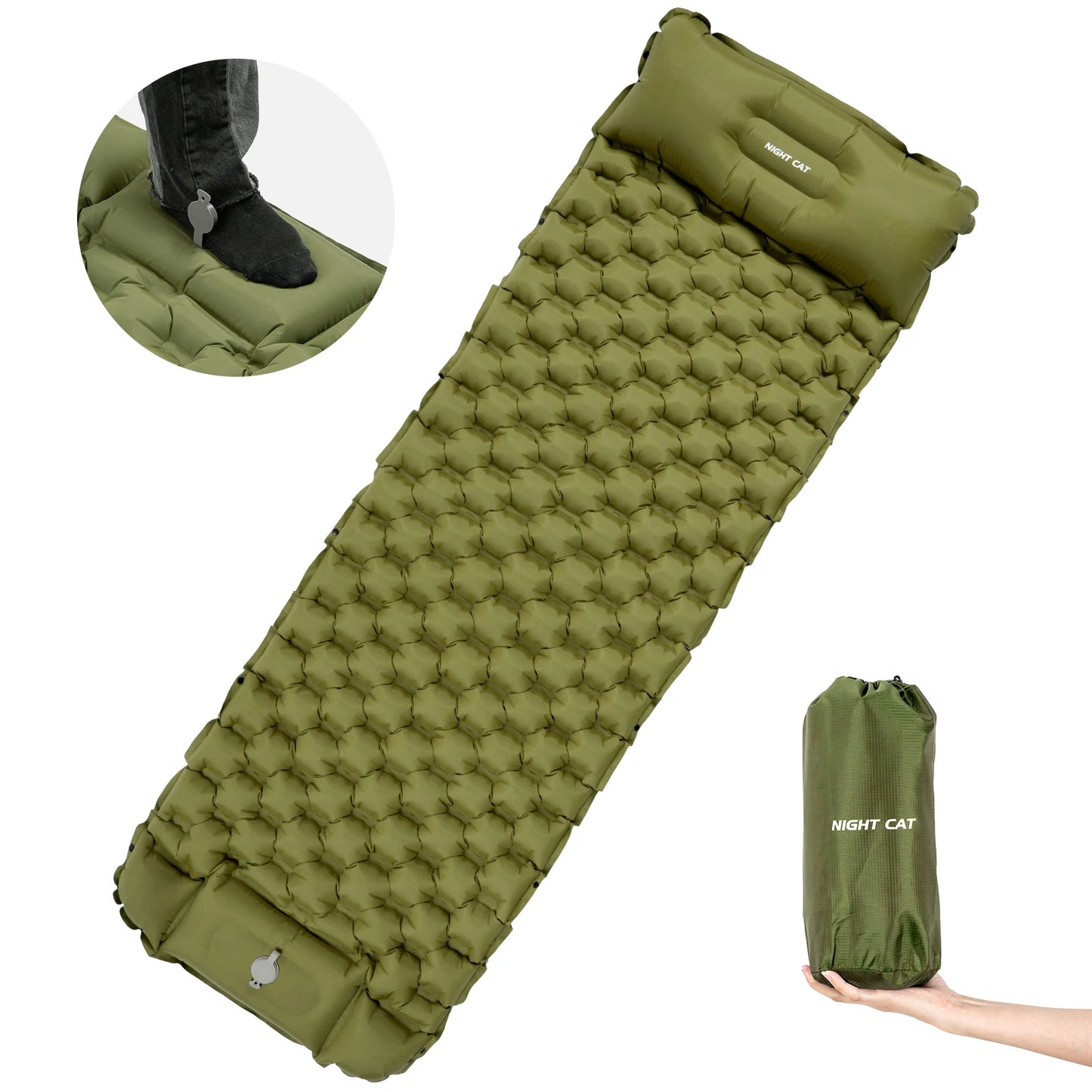 Sleep soundly outdoors with this waterproof ultralight air mattress that packs down tiny, inflates fast, and supports you through rugged campsite nights.