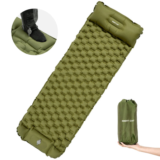 Sleep soundly outdoors with this waterproof ultralight air mattress that packs down tiny, inflates fast, and supports you through rugged campsite nights.