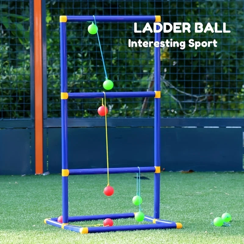 Ladder Toss Outdoor Game Set With Balls For Backyard Play