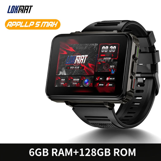 Lokmat Appllp 5 Max Android Watch Phone 4G Calls Dual Camera