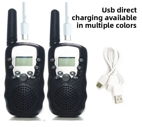 Stay connected with your kids on outdoor adventures with Enerlord 2 Pack Mini Walkie Talkies, compact kid friendly radios that keep you in sync across the park, playground, or backyard, making it easy to coordinate games, track routes, and share quick