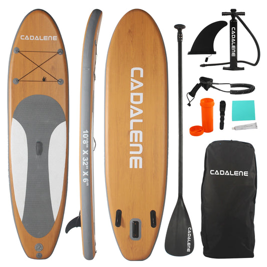 CADALENE Inflatable Stand Up Paddle Board With Premium Accessories