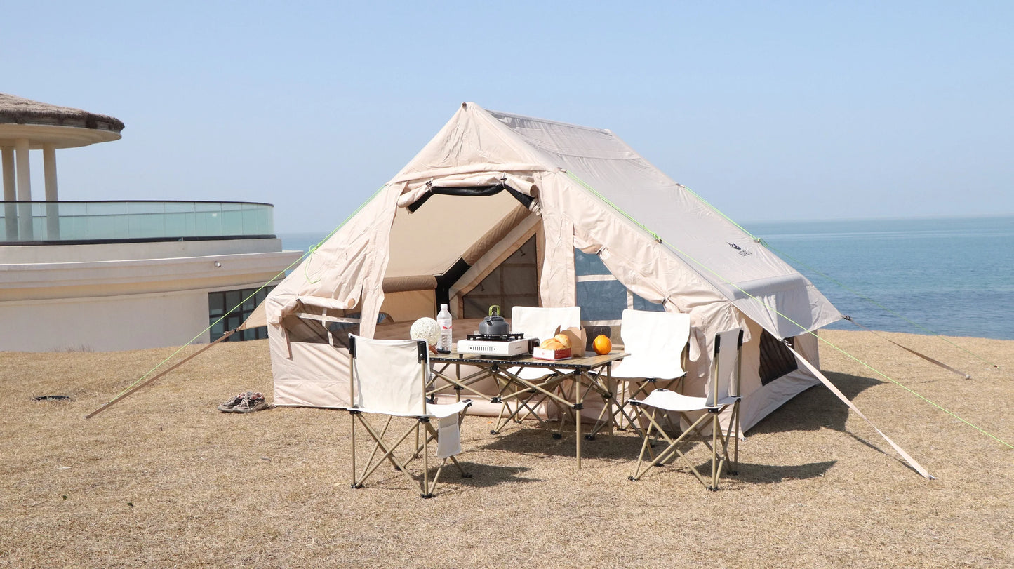 Large Inflatable Family Tent For 3 To 4 People Outdoor Camping