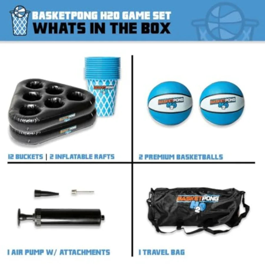 Turn every sunny day into a splashy backyard showdown with the OLOEY Inflatable Pool Pong Game.