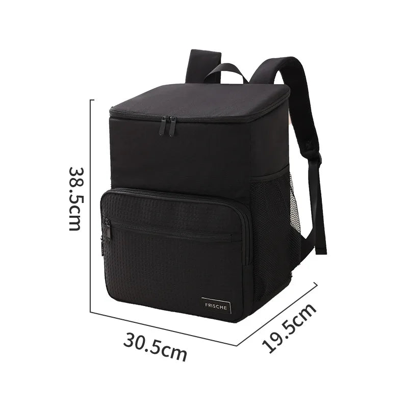 NONECN Insulated Backpack Cooler Large Capacity Outdoor Travel Bag PEVA Lined
