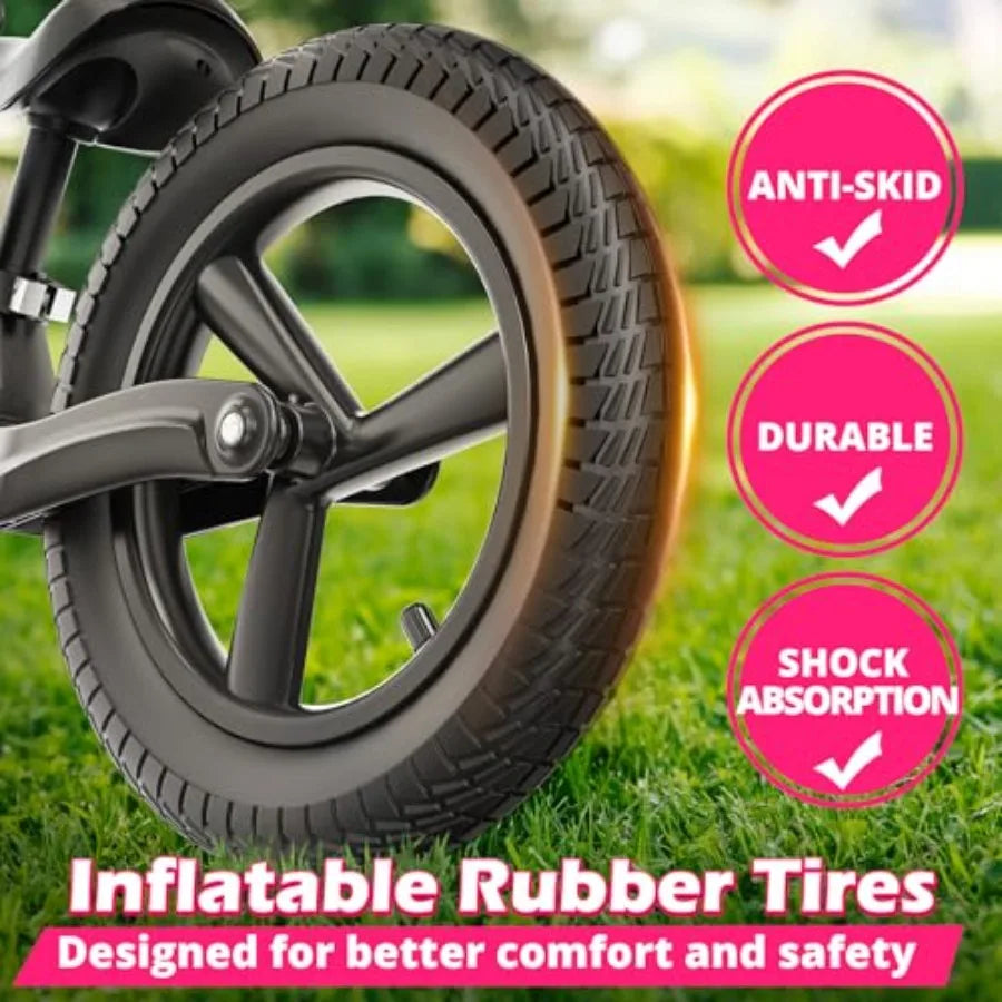 You’ll empower your child to master balance with the OLOEY 14 Inch Balance Bike, a lightweight starter ride that grows with them.